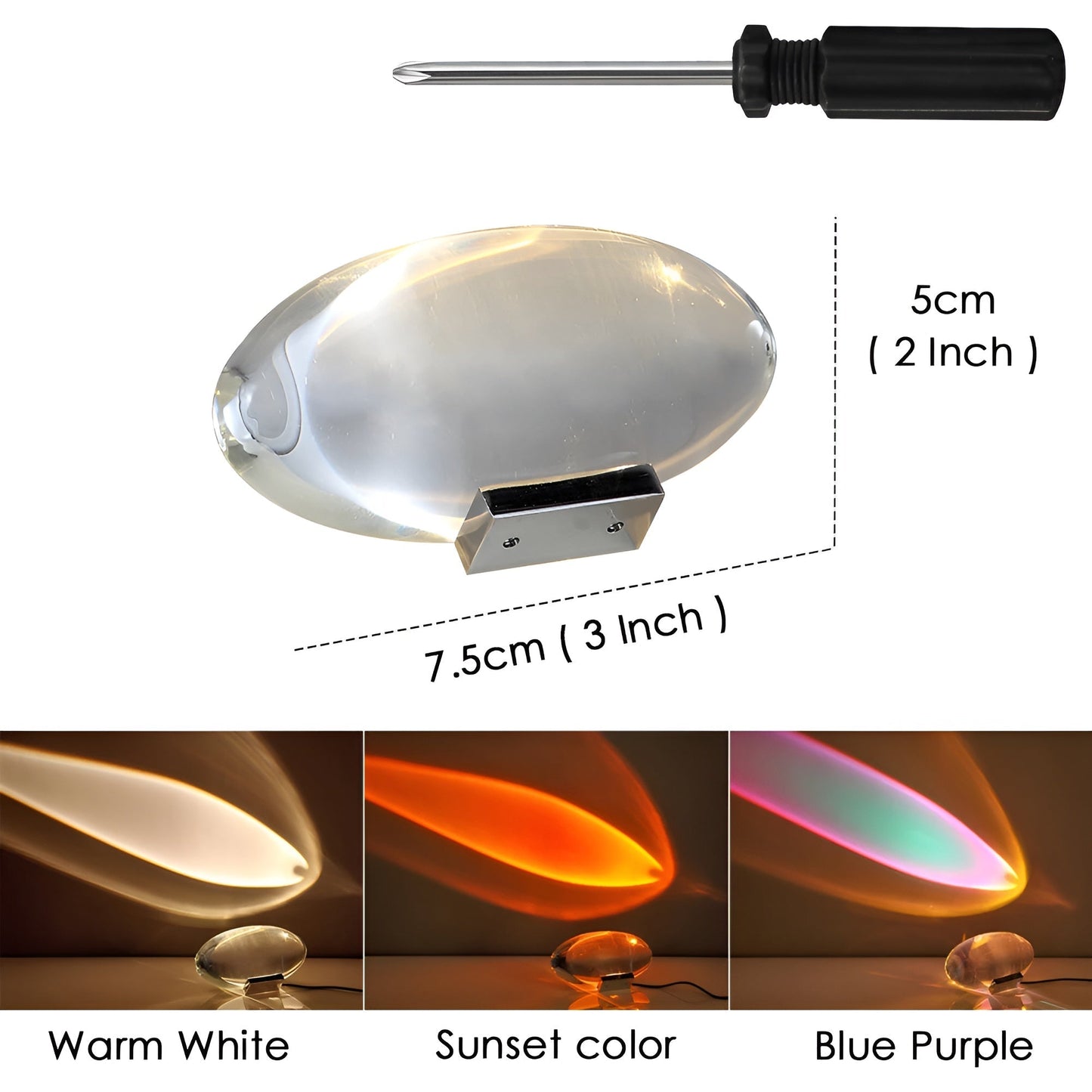 EyeSparkle lamp - Sky Crystal Prism Projection Light