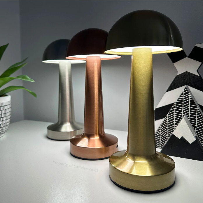 Cordless Dimmable LED Rechargeable Table Lamp LuxDesign - Modern via Touch | Living Room | Reading Lamp | Bedside Lamp