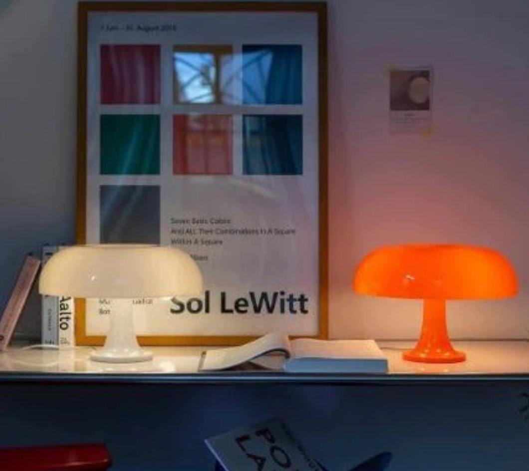 GlowLamp - Nordic Mushroom Table Lamp | LED Rechargeable | Cordless | Desk Lamp | Reading Lamp
