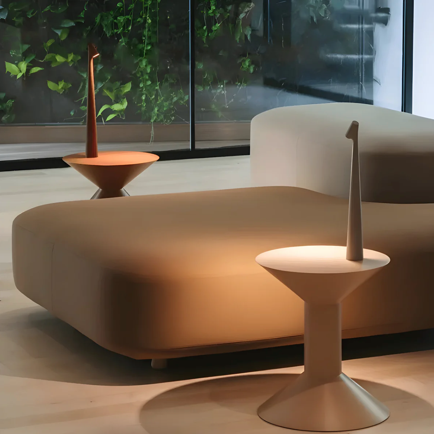 Nordic Minimalist Design Mood Lamp | Cordless | Rechargeable | Dimmable | Reading Lamp | Table Lamp
