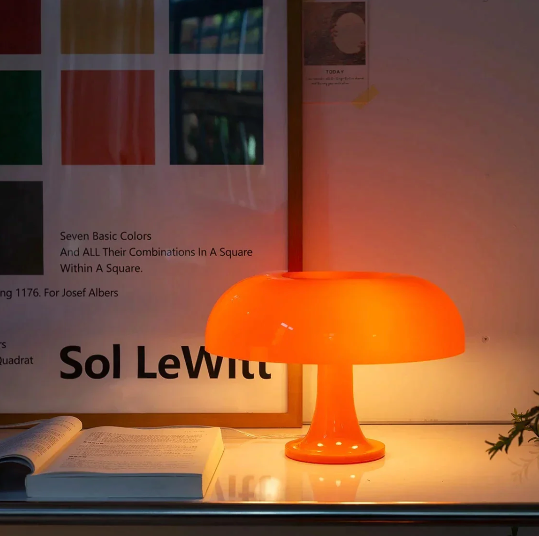 GlowLamp - Nordic Mushroom Table Lamp | LED Rechargeable | Cordless | Desk Lamp | Reading Lamp
