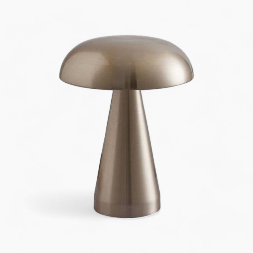 Mushroom LunaLamp - Rechargeable Cordless Table Lamp with 3-Color Touch Sensor