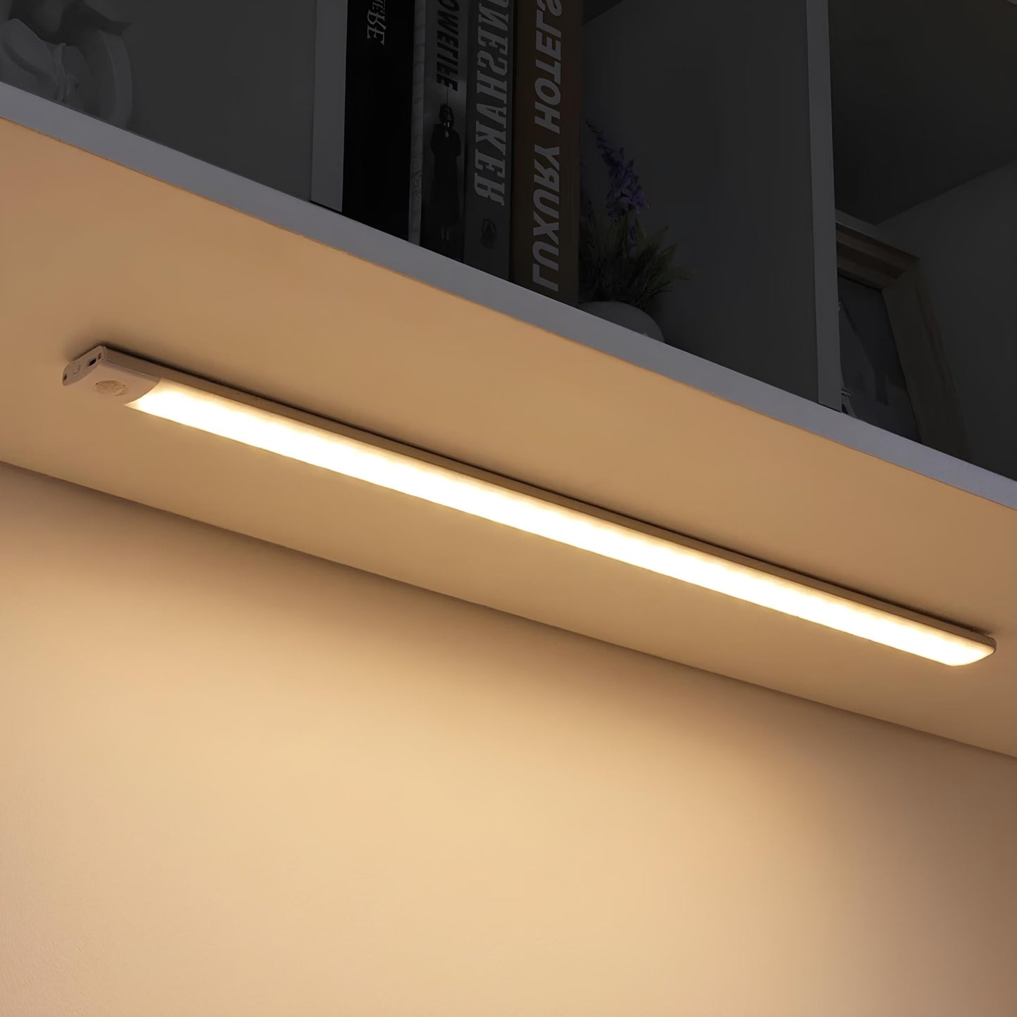 LazyStick - Wireless LED Cabinet Light with Motion Sensor – USB Rechargeable Lighting for Kitchen, Closet, Hallway & Stairs