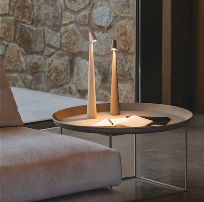 Nordic Minimalist Design Mood Lamp | Cordless | Rechargeable | Dimmable | Reading Lamp | Table Lamp