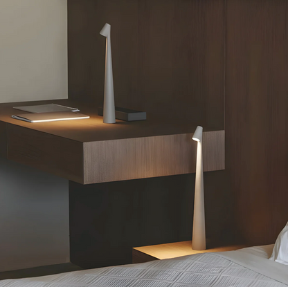 Nordic Minimalist Design Mood Lamp | Cordless | Rechargeable | Dimmable | Reading Lamp | Table Lamp