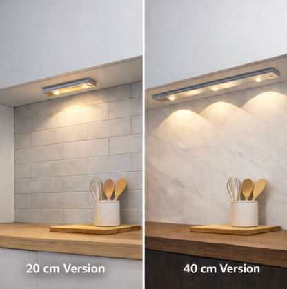 KitchenMotion - LED Under-Cabinet Light for Kitchen with Motion Sensor – Cordless, Rechargeable Battery & Dimmable