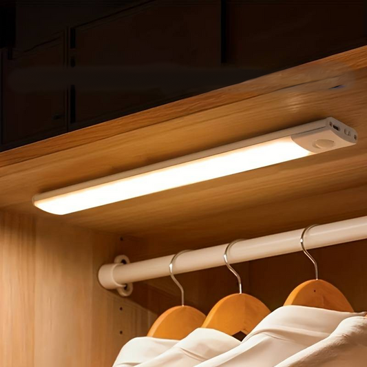 LazyStick - Wireless LED Cabinet Light with Motion Sensor – USB Rechargeable Lighting for Kitchen, Closet, Hallway & Stairs